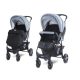 Lorelli Daisy BASIC sport babakocsi + lábzsák - Black&Silver Blue 