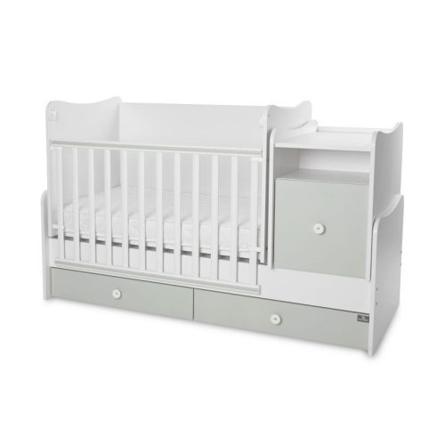 Lorelli Trend PLUS kombi ágy 70x165 - White Milky Green