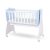 Lorelli First Dreams ringatható bölcső 105x55 - White / Baby Blue New