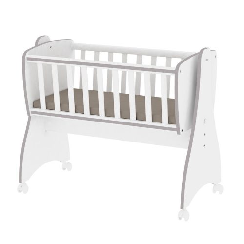 Lorelli First Dreams ringatható bölcső 105x55 - White / String