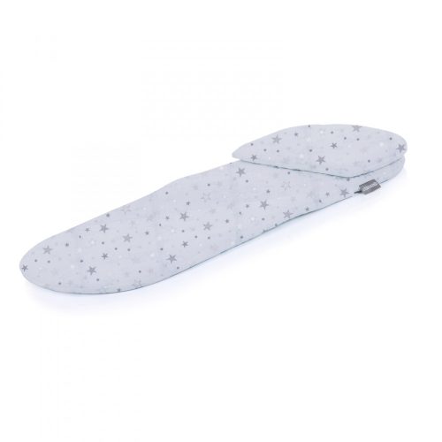 Chipolino memóriahabos matrac mózeskosárba - Platinum Grey Stars