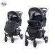 Lorelli Daisy sport babakocsi + lábzsák - Black 