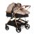 Chipolino Duo Smart iker babakocsi - Golden Beige