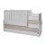 Lorelli Maxi Plus kombi ágy 70x160 - Trio White/Ligh Oak