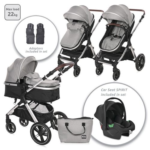 Lorelli Viola Set multifunkciós babakocsi - Opaline Grey