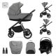 Lorelli Bianca 3az1-ben újszülött babakocsi Lorelli Aria Luxe hordozóval - Grey (2 doboz)