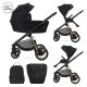 Lorelli Bianca multifunkciós babakocsi + adapter - Black