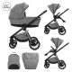 Lorelli Bianca multifunkciós babakocsi + adapter - Grey