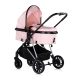 Chipolino AURA babakocsi mózessé alakítható sportrésszel - Pink Marshmallow