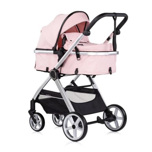 Chipolino Vista babakocsi mózessé alakítható sportrésszel - Pink Marshmallow