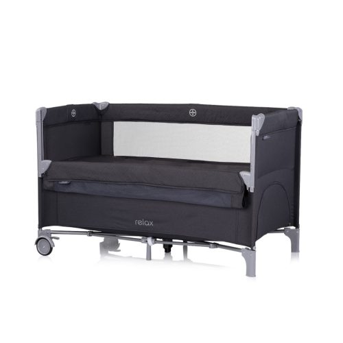Chipolino Relax multifunkciós utazóágy - Antracite Linen