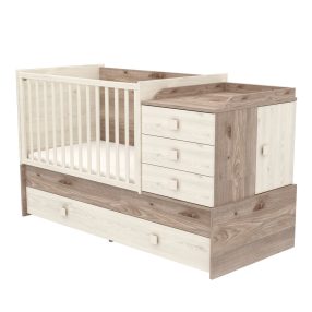 Multi Kombi gyermekágy Krém-fűz