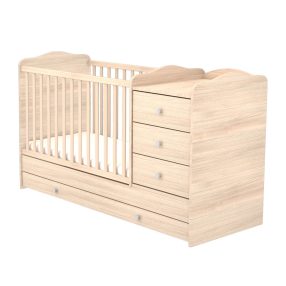Kombinált 3 fiókos gyermekágy Borostyán