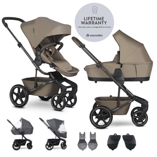 EASYWALKER XL szett kombinált Harvey NXT babakocsi tartozékokkal - Mocha Brown