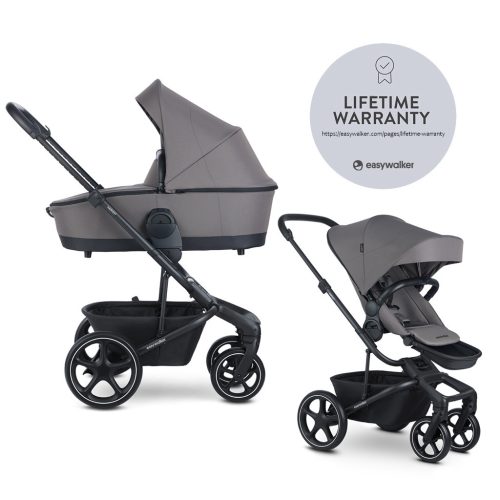 EASYWALKER Kombinált babakocsi Harvey5 2v1 LITE RWS - Pebble Grey 
