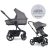 EASYWALKER Kombinált babakocsi Harvey5 2v1 LITE RWS - Pebble Grey 
