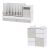 Lorelli Trend PLUS kombi ágy 70x165 + Cupboard pelenkázó komód - White & Light Oak